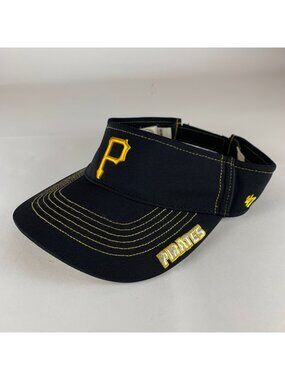 Pittsburgh Pirates MLB Black 47 Brand Strapback Adjustable Visor